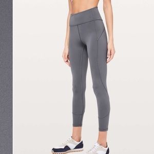 Lululemon 7/8 in movement tight - titanium